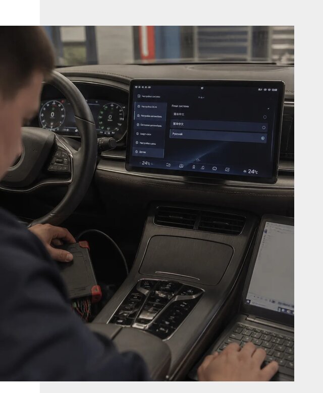 Русификация автомобиля BYD HAN для эксплуатации в Нижневартовске